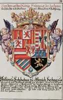 Picture 29 of 40 from Heraldry Guide of Hans Ulrich Fisch (1627), leaf 123