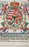 Picture 32 of 40 from Heraldry Guide of Hans Ulrich Fisch (1627), leaf 141