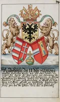 Picture 34 of 40 from Heraldry Guide of Hans Ulrich Fisch (1627), leaf 153