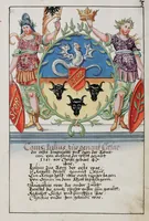Picture 1 of 40 from Heraldry Guide of Hans Ulrich Fisch (1627), leaf 19
