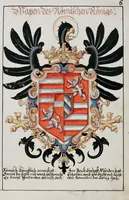 Picture 4 of 40 from Heraldry Guide of Hans Ulrich Fisch (1627), leaf 25
