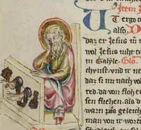 Picture 42 of 223 from Klosterneuburger Evangelienwerk (1340), leaf 100