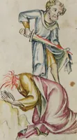 An illustration from Klosterneuburger Evangelienwerk (1340)