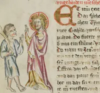 Picture 59 of 223 from Klosterneuburger Evangelienwerk (1340), leaf 184
