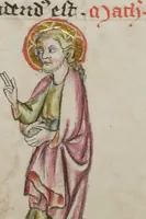 An illustration from Klosterneuburger Evangelienwerk (1340)