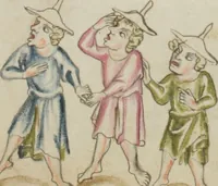 An illustration from Klosterneuburger Evangelienwerk (1340)