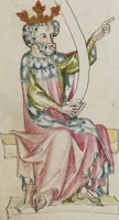 An illustration from Klosterneuburger Evangelienwerk (1340)