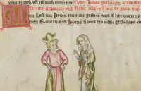 An illustration from Klosterneuburger Evangelienwerk (1340)