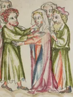 An illustration from Klosterneuburger Evangelienwerk (1340)