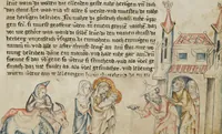 An illustration from Klosterneuburger Evangelienwerk (1340)