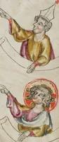 An illustration from Klosterneuburger Evangelienwerk (1340)