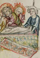 An illustration from Klosterneuburger Evangelienwerk (1340)