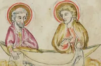 Picture 211 of 223 from Klosterneuburger Evangelienwerk (1340), leaf 573