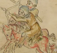 An illustration from Klosterneuburger Evangelienwerk (1340)