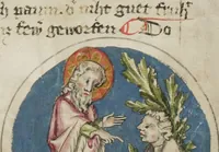 An illustration from Klosterneuburger Evangelienwerk (1340)