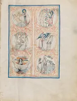 An illustration from Biblia sacra (1350)