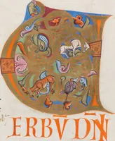 An illustration from Hieronymus, Expositio in 12 prophetas minores, pars prima (1150)