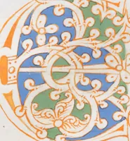 An illustration from Augustinus, In Johannis evangelium tractatus (1080)