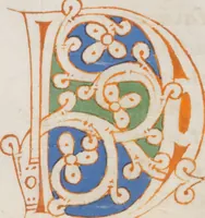 An illustration from Augustinus, In Johannis evangelium tractatus (1080)