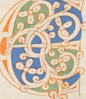 An illustration from Augustinus, In Johannis evangelium tractatus (1080)