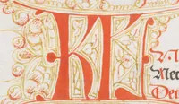 An illustration from Breviarium OFM (pars hiemalis) (1459)