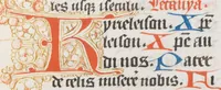 An illustration from Breviarium OFM (pars hiemalis) (1459)
