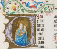 An illustration from Breviarium OFM (pars hiemalis) (1459)
