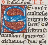 An illustration from Breviary of Jost von Silenen, <i>pars hiemalis</i> (1493)