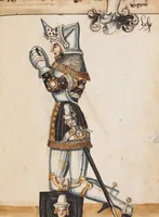 Picture 84 of 166 from Portraits of the Habsburg family and of knights killed in the Battle of Sempach (1386) (1560), leaf 109