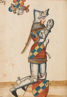 Picture 92 of 166 from Portraits of the Habsburg family and of knights killed in the Battle of Sempach (1386) (1560), leaf 118