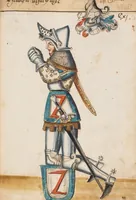 Picture 94 of 166 from Portraits of the Habsburg family and of knights killed in the Battle of Sempach (1386) (1560), leaf 121