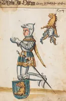 Picture 104 of 166 from Portraits of the Habsburg family and of knights killed in the Battle of Sempach (1386) (1560), leaf 139