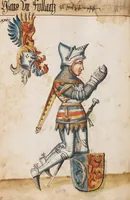 Picture 105 of 166 from Portraits of the Habsburg family and of knights killed in the Battle of Sempach (1386) (1560), leaf 140
