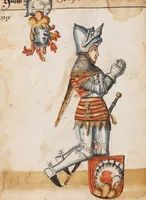 Picture 107 of 166 from Portraits of the Habsburg family and of knights killed in the Battle of Sempach (1386) (1560), leaf 142