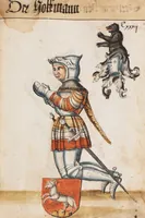 Picture 110 of 166 from Portraits of the Habsburg family and of knights killed in the Battle of Sempach (1386) (1560), leaf 145