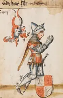Picture 111 of 166 from Portraits of the Habsburg family and of knights killed in the Battle of Sempach (1386) (1560), leaf 146