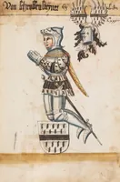 Picture 112 of 166 from Portraits of the Habsburg family and of knights killed in the Battle of Sempach (1386) (1560), leaf 147