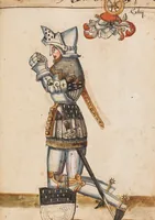 Picture 118 of 166 from Portraits of the Habsburg family and of knights killed in the Battle of Sempach (1386) (1560), leaf 155