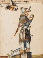 Picture 127 of 166 from Portraits of the Habsburg family and of knights killed in the Battle of Sempach (1386) (1560), leaf 170