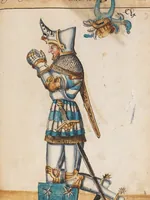 Picture 129 of 166 from Portraits of the Habsburg family and of knights killed in the Battle of Sempach (1386) (1560), leaf 173