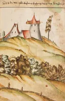 An illustration from Portraits of the Habsburg family and of knights killed in the Battle of Sempach (1386) (1560)