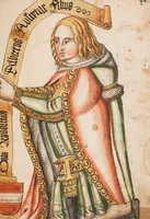 Picture 15 of 166 from Portraits of the Habsburg family and of knights killed in the Battle of Sempach (1386) (1560), leaf 31