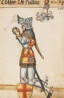Picture 28 of 166 from Portraits of the Habsburg family and of knights killed in the Battle of Sempach (1386) (1560), leaf 45