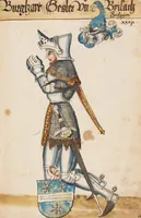 Picture 32 of 166 from Portraits of the Habsburg family and of knights killed in the Battle of Sempach (1386) (1560), leaf 49