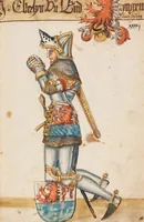 Picture 34 of 166 from Portraits of the Habsburg family and of knights killed in the Battle of Sempach (1386) (1560), leaf 51