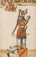 Picture 35 of 166 from Portraits of the Habsburg family and of knights killed in the Battle of Sempach (1386) (1560), leaf 52