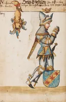 Picture 41 of 166 from Portraits of the Habsburg family and of knights killed in the Battle of Sempach (1386) (1560), leaf 58