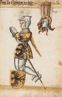 Picture 70 of 166 from Portraits of the Habsburg family and of knights killed in the Battle of Sempach (1386) (1560), leaf 89