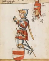 Picture 72 of 166 from Portraits of the Habsburg family and of knights killed in the Battle of Sempach (1386) (1560), leaf 91