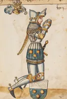 Picture 74 of 166 from Portraits of the Habsburg family and of knights killed in the Battle of Sempach (1386) (1560), leaf 93